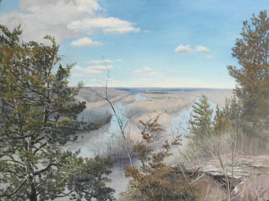 Devil's Teatable. 2023. oil on linen. 18 x 24.