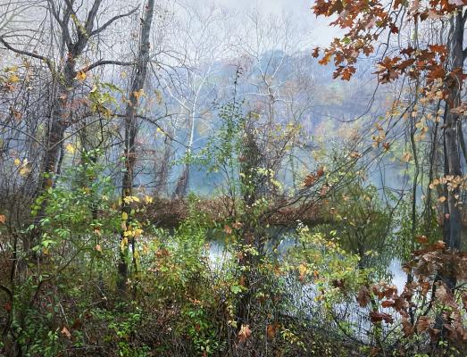 Cri de Couer—Fear < Love. 2025. oil on linen. 40 x 52.