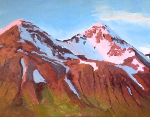 Siglufjorder.  2015. plein air oil on canvas. 11